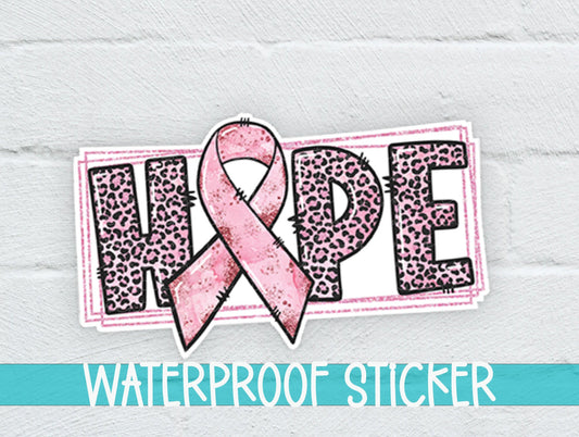 Cancer Hope Sticker SS688 - Swiit Creations
