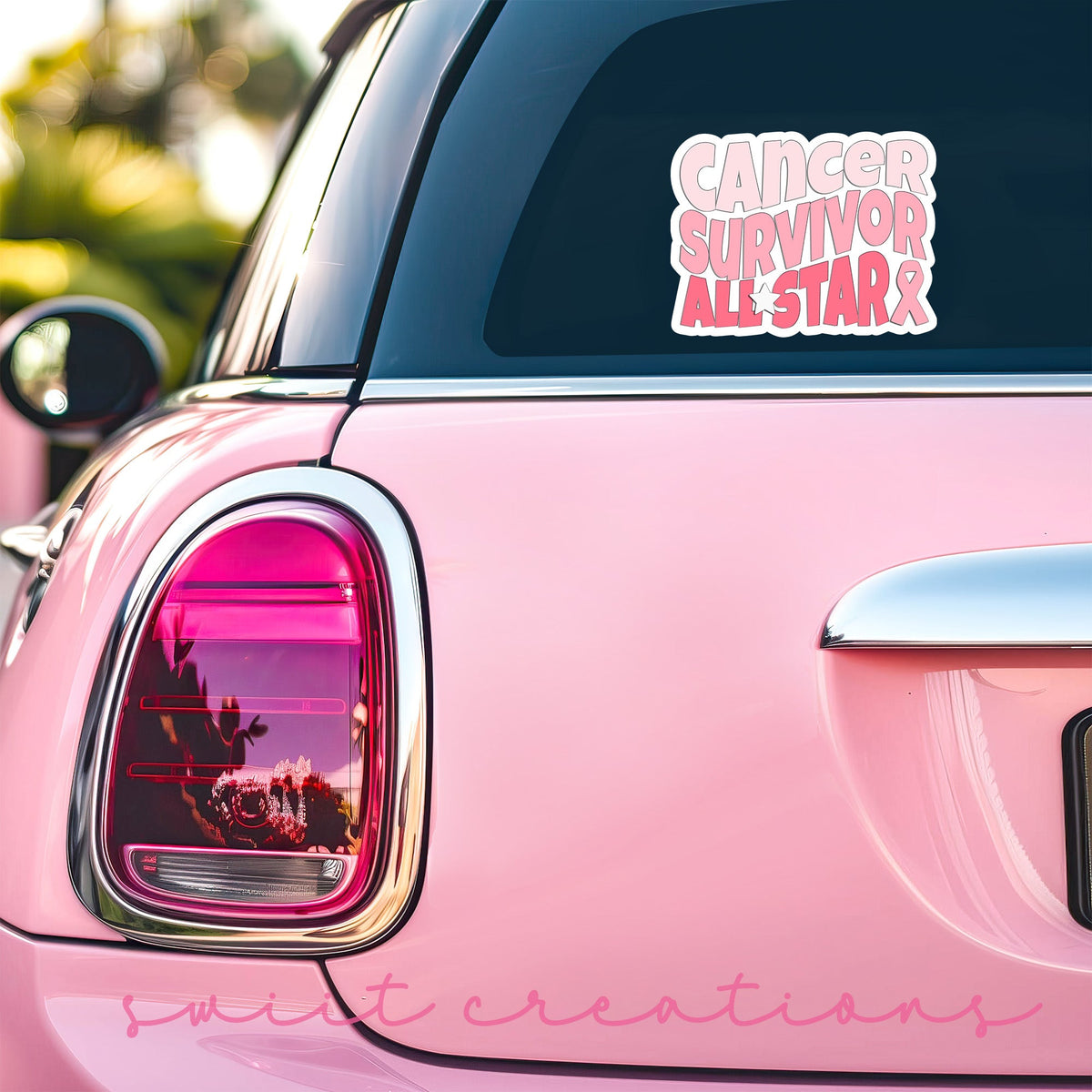 Cancer Survivor All Star Sticker SS684 - Swiit Creations