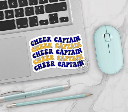 Cheer Captain Sticker SS801 - Swiit Creations