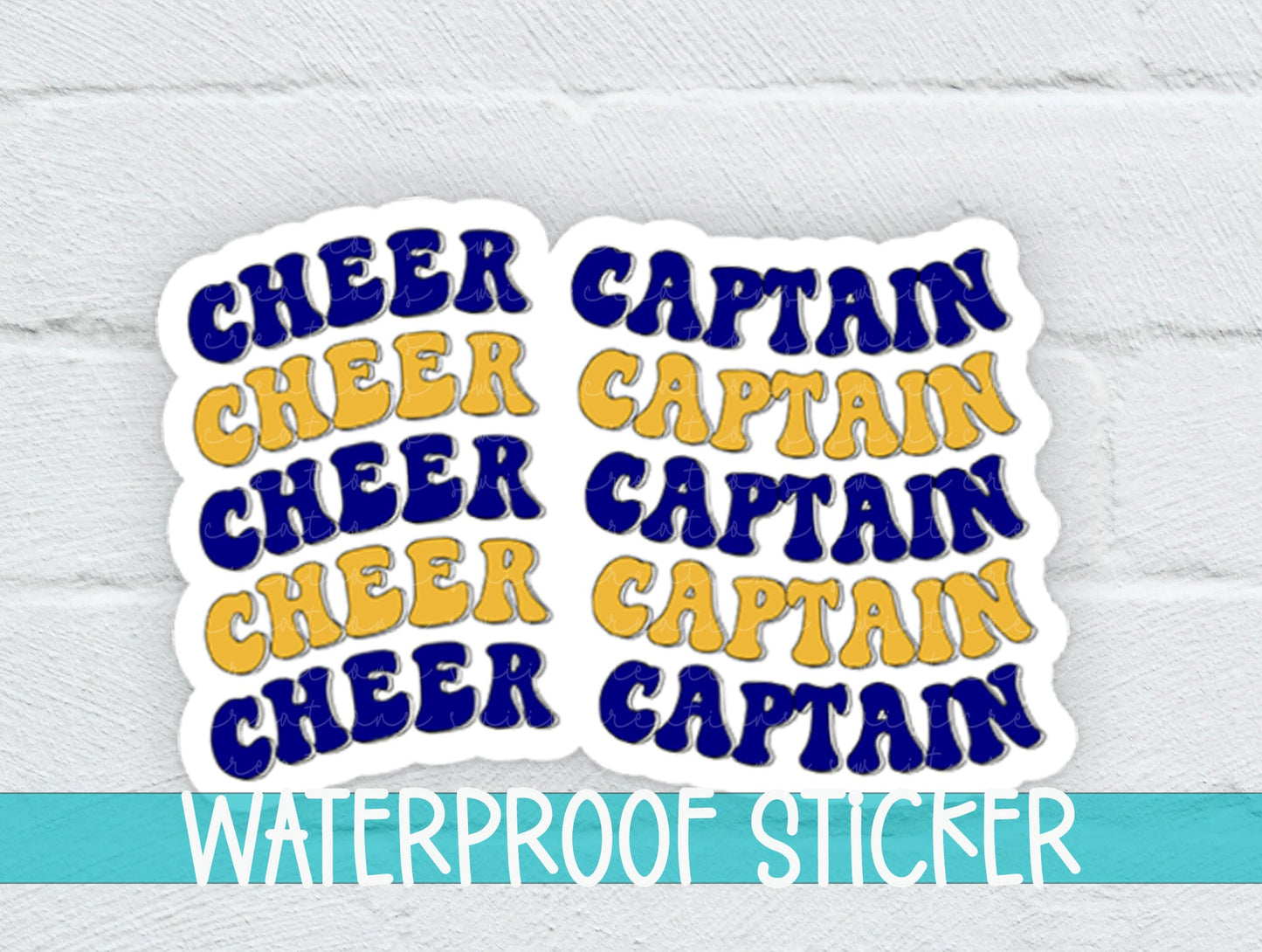 Cheer Captain Sticker SS801 - Swiit Creations