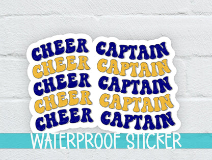 Cheer Captain Sticker SS801 - Swiit Creations