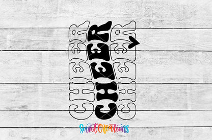 Cheer Cheer Cheer Motel Keychain UV DTF Transfer | Cheerleading Retro Decal | MK2130 - Swiit Creations