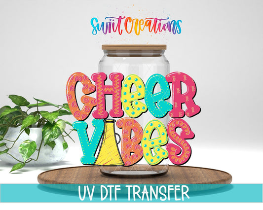 Cheer Vibes UV DTF Decal | UV1138 - Swiit Creations