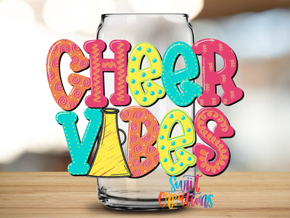 Cheer Vibes UV DTF Decal | UV1138 - Swiit Creations