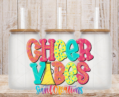 Cheer Vibes UV DTF Decal | UV1138 - Swiit Creations