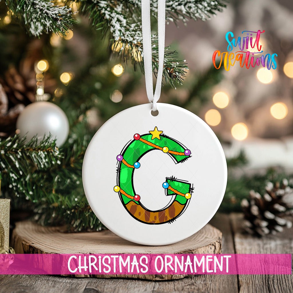 Christmas Tree Christmas Personalized Christmas Ornament CFO02 - Swiit Creations