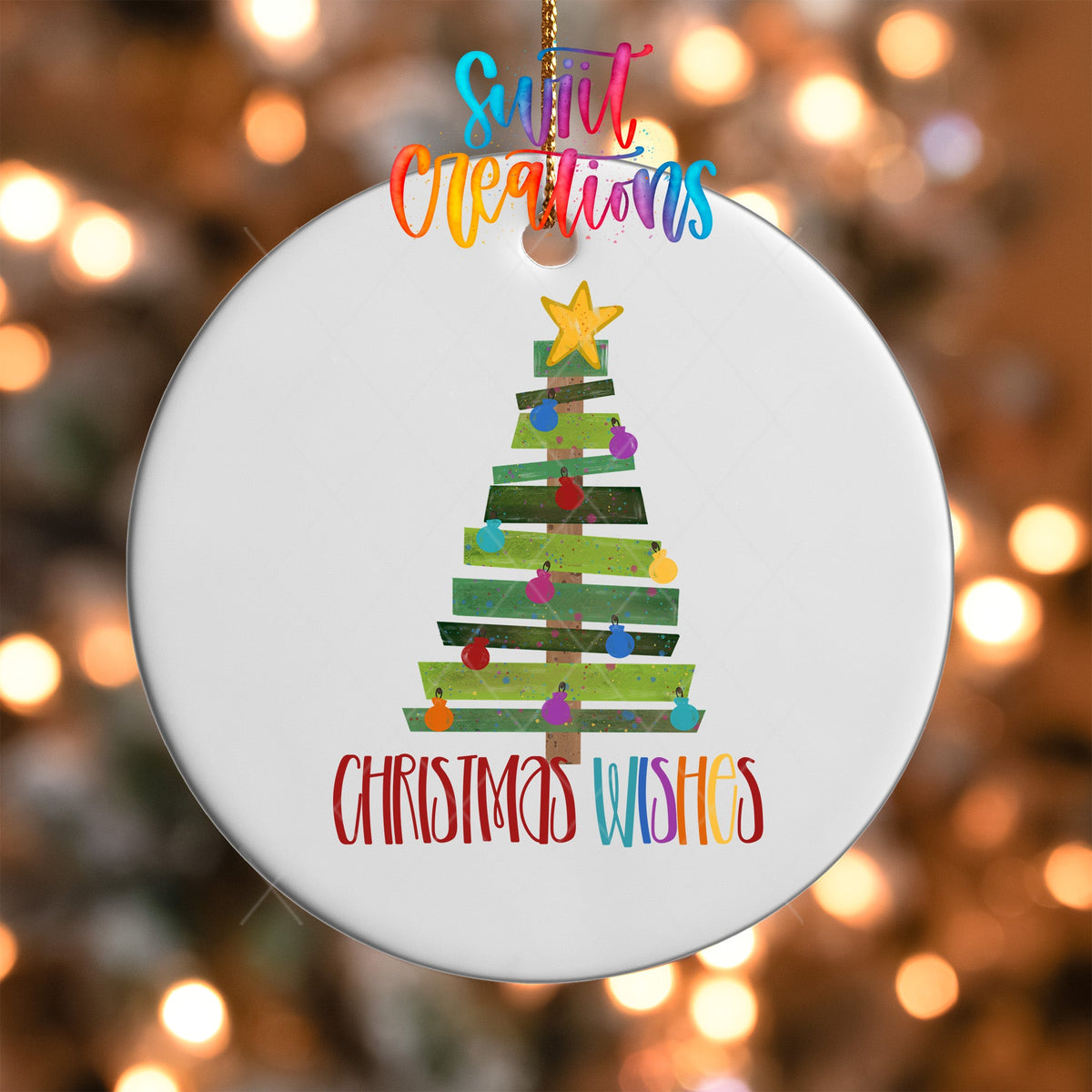 Christmas UV Dtf Ornament Transfer | O-1159 - Swiit Creations