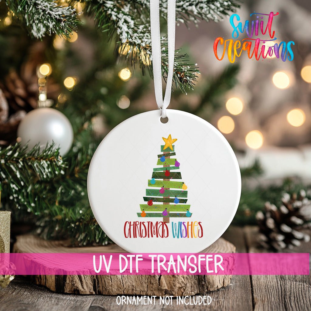 Christmas UV Dtf Ornament Transfer | O-1159 - Swiit Creations