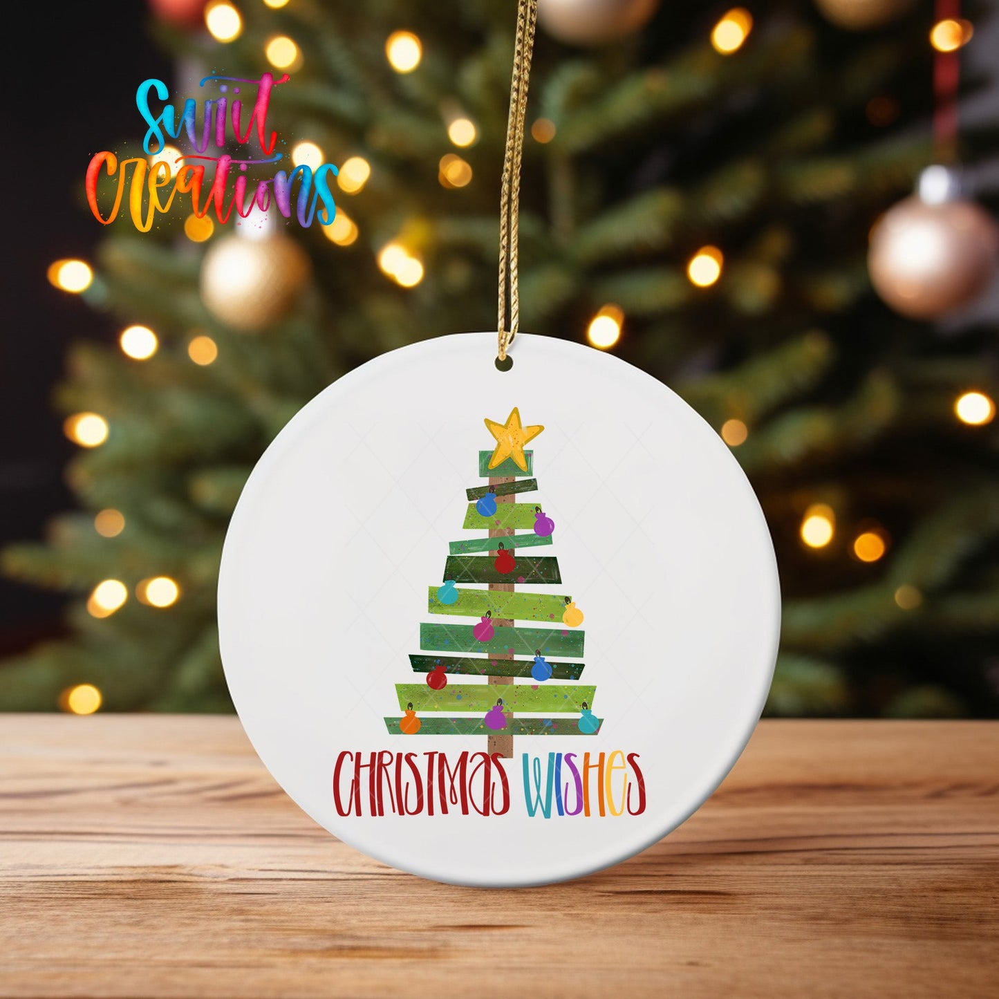 Christmas UV Dtf Ornament Transfer | O-1159 - Swiit Creations