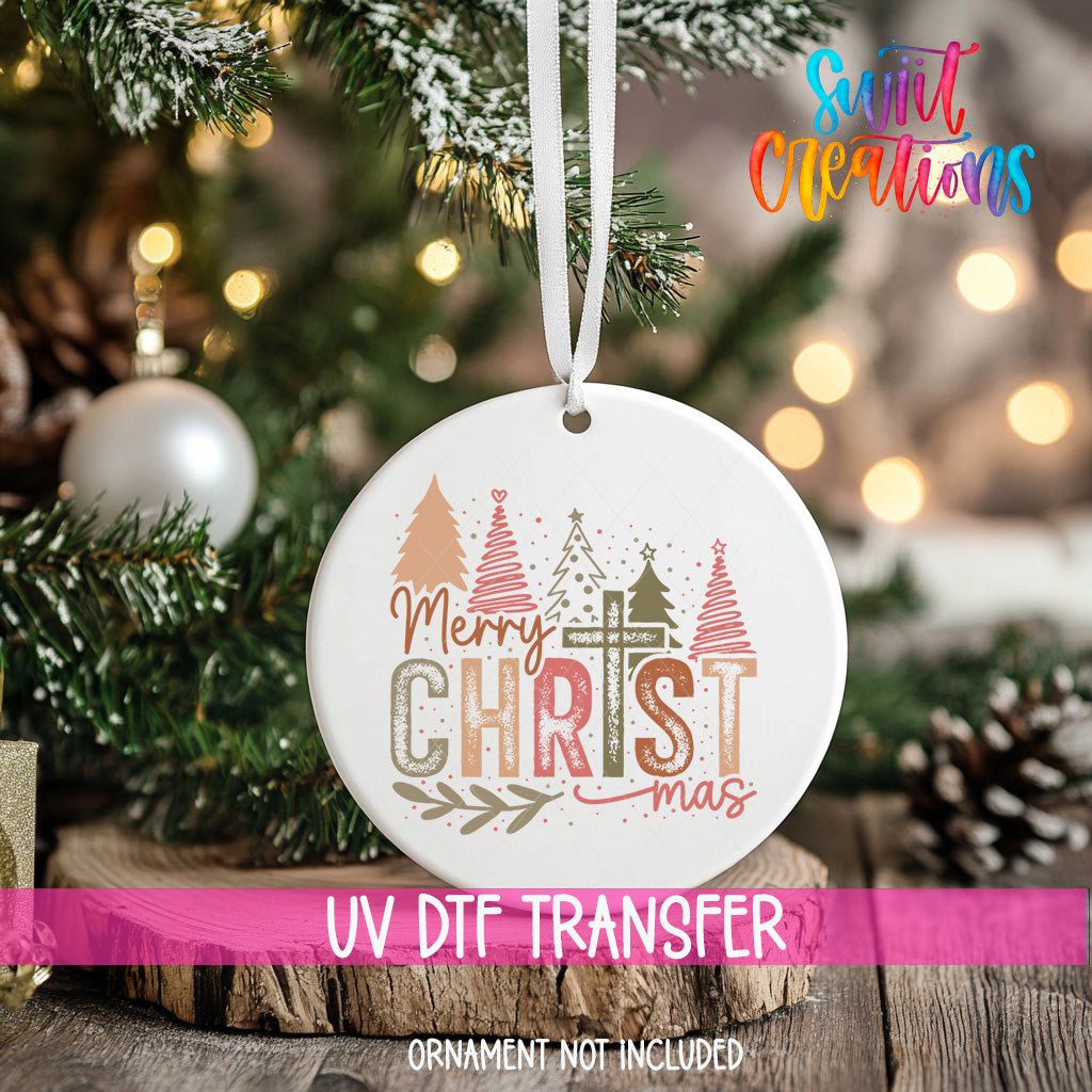 Christmas UV DTF Ornament Transfer | O-1173 - Swiit Creations