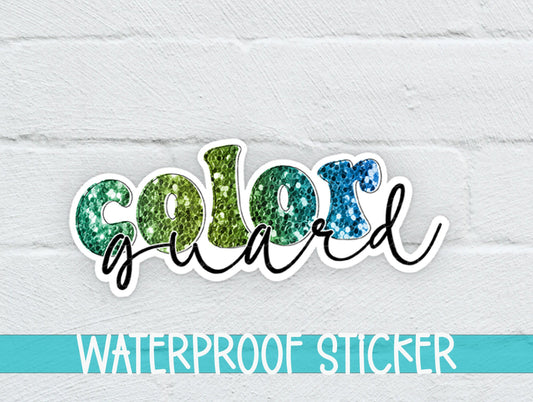 Color Guard Glitter Sticker SS323 - Swiit Creations