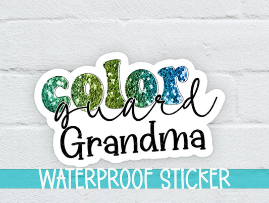 Color Guard Grandma Sticker SS340 - Swiit Creations