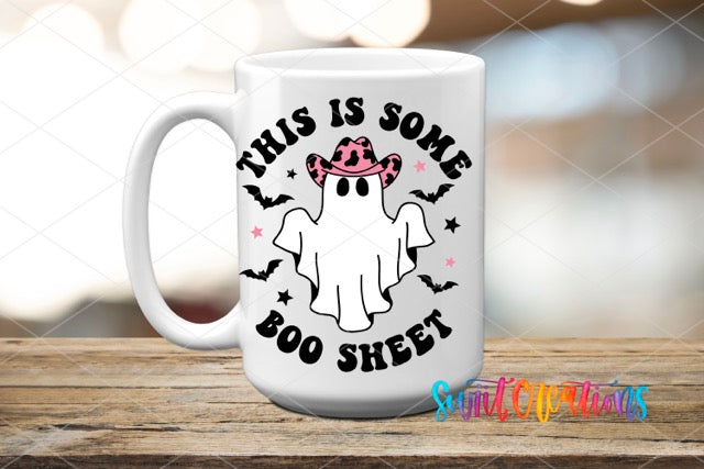 this is some boo sheet coffee mug