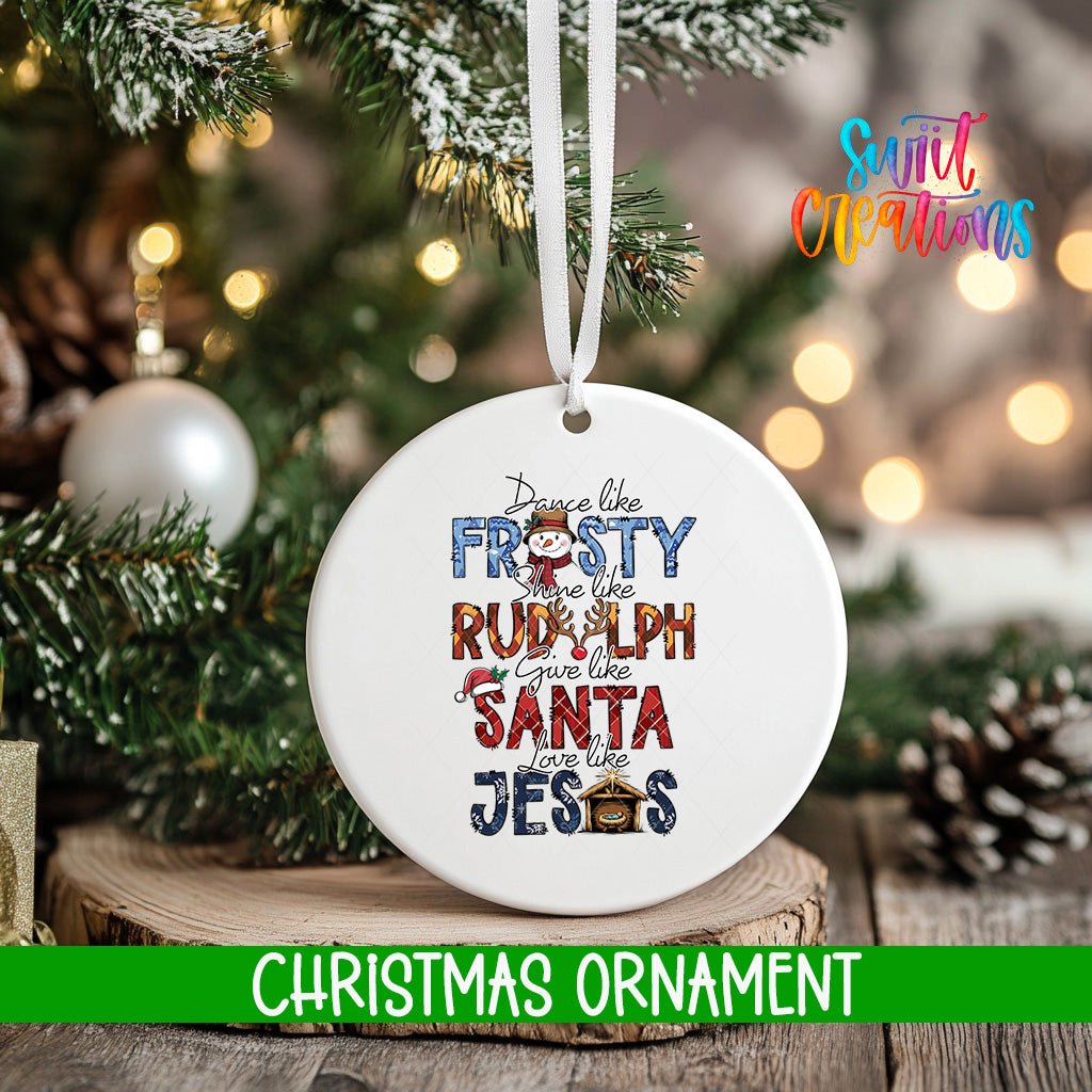 Dance Like Frosty Ornament Personalized Christmas Ornament | O1205 - Swiit Creations