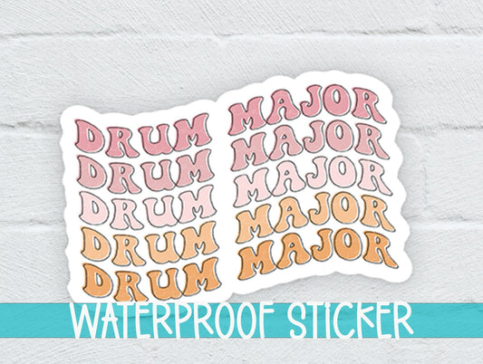 Drum Major Sticker SS300 - Swiit Creations