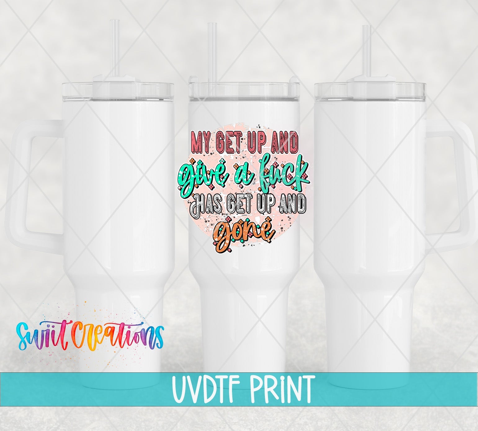 three white tumblers with the words, my best up and girls best up and