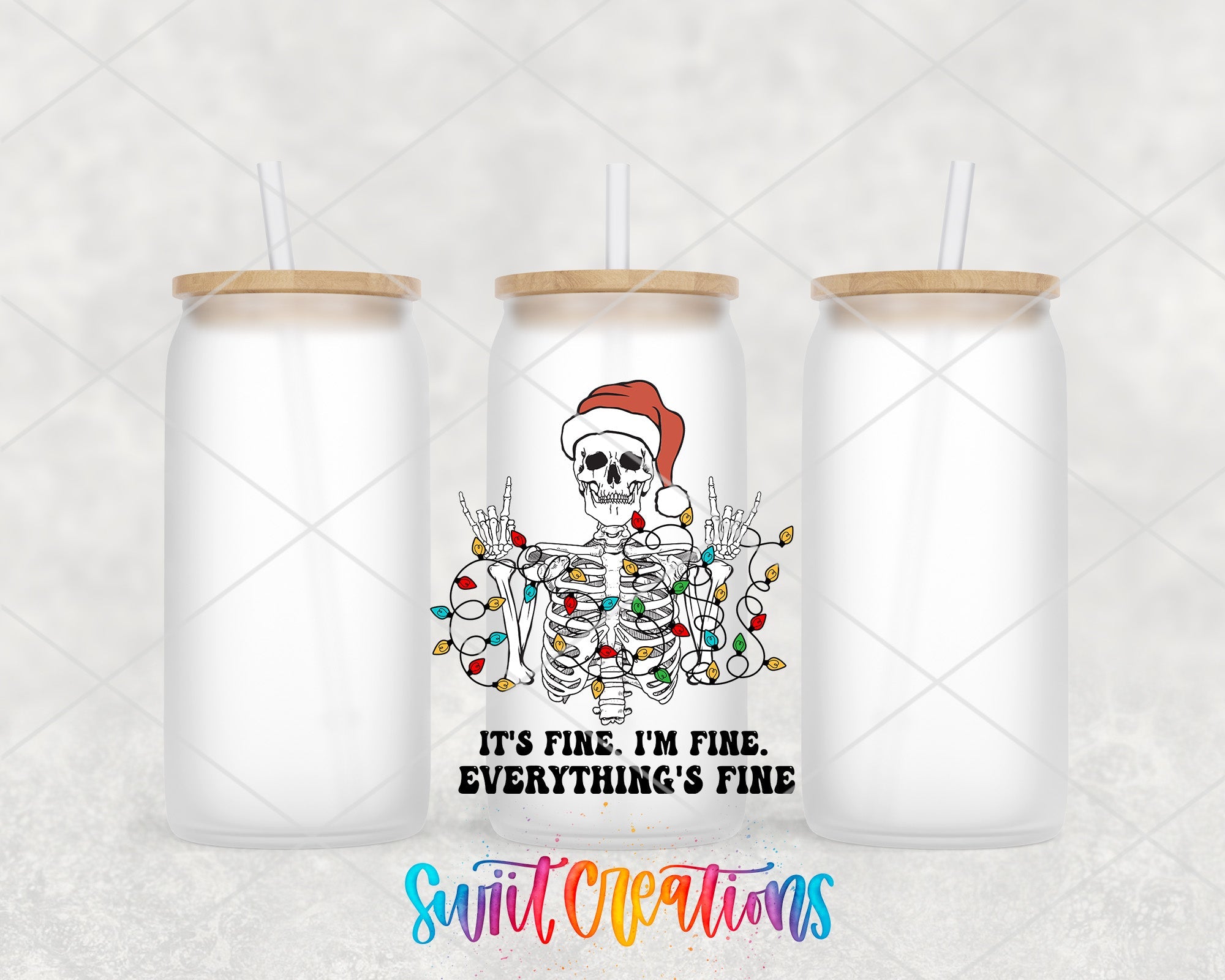 a couple of bottles with a skeleton on them