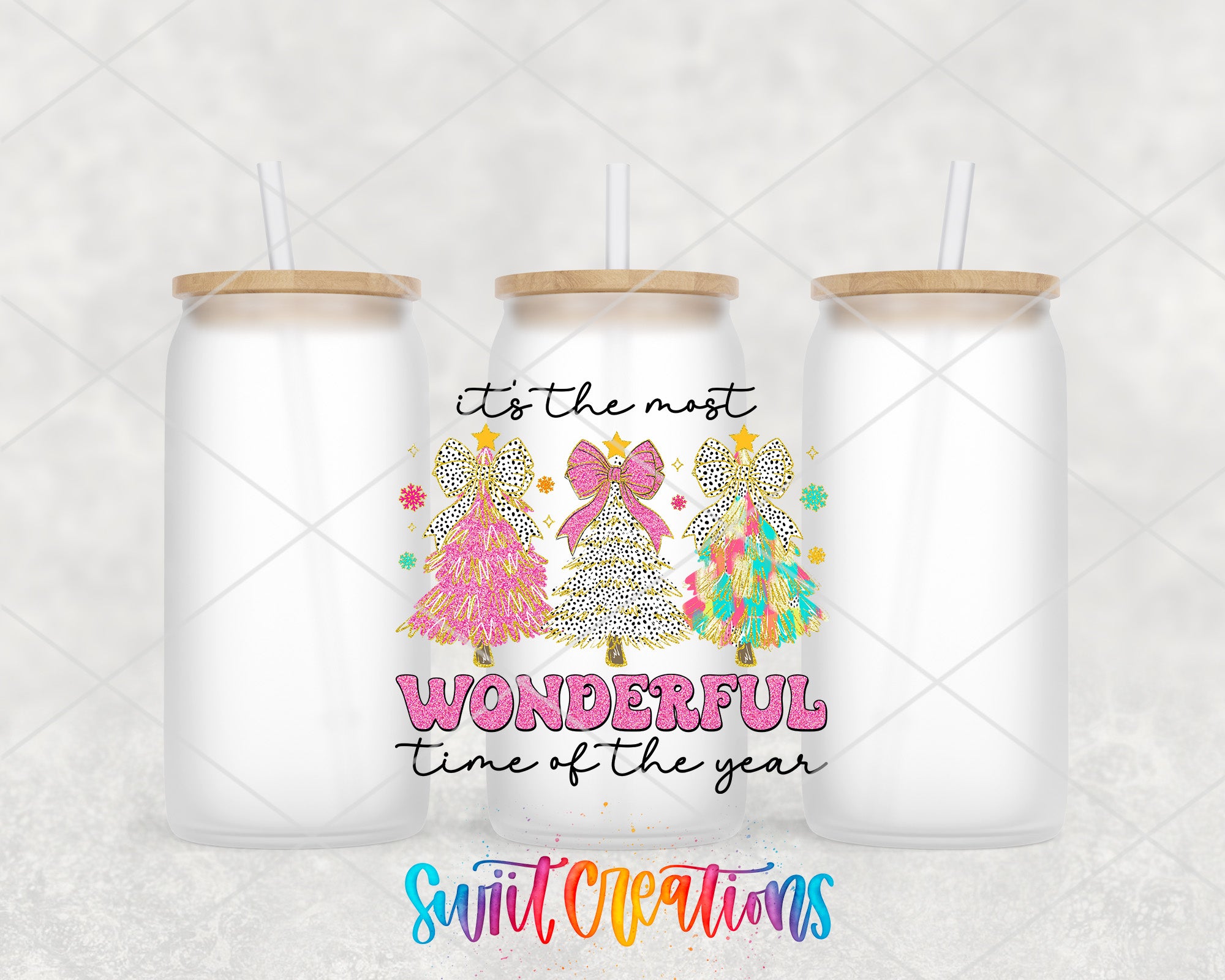 a couple of white cups with straws in them