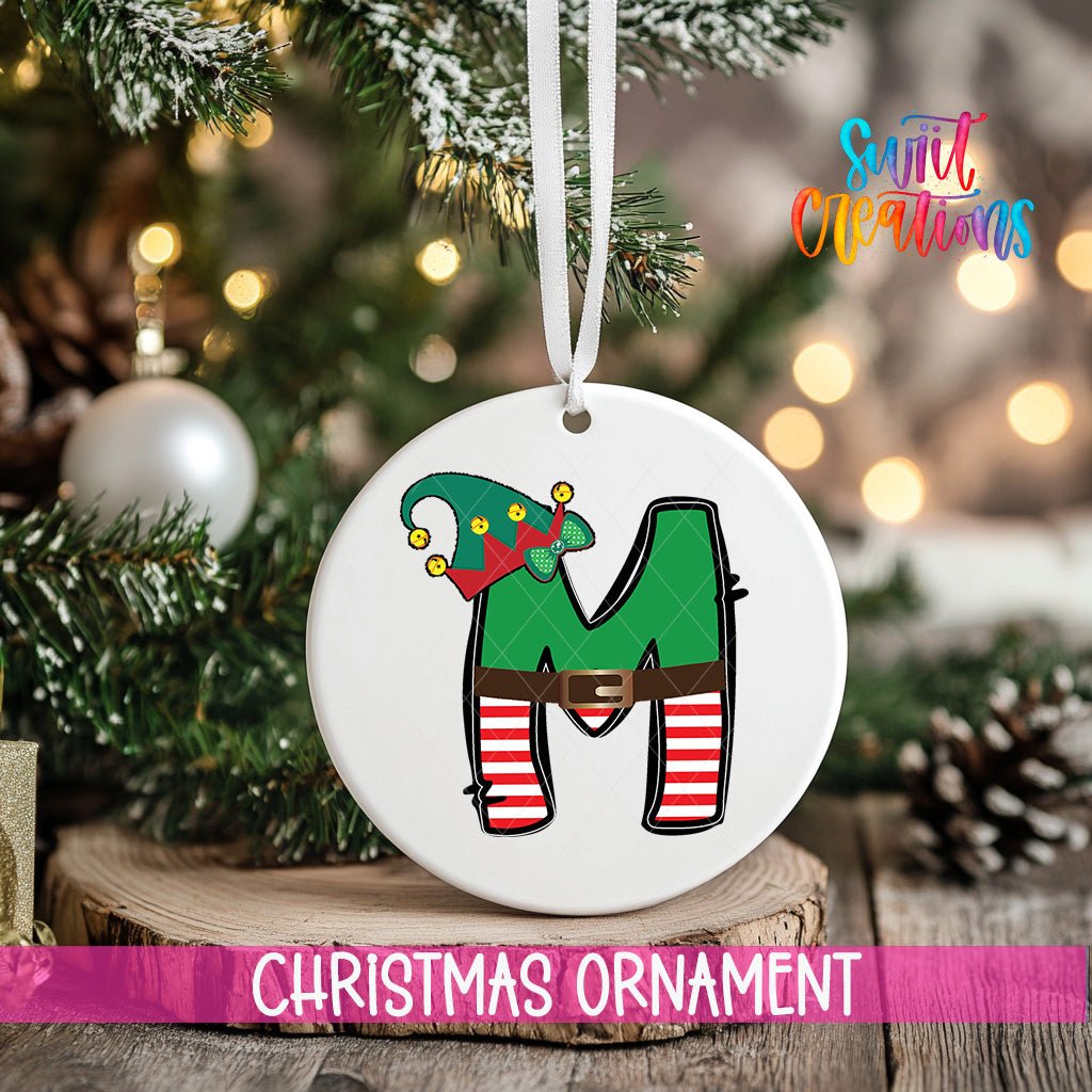 Elf Christmas Personalized Christmas Ornament CFO03 - Swiit Creations