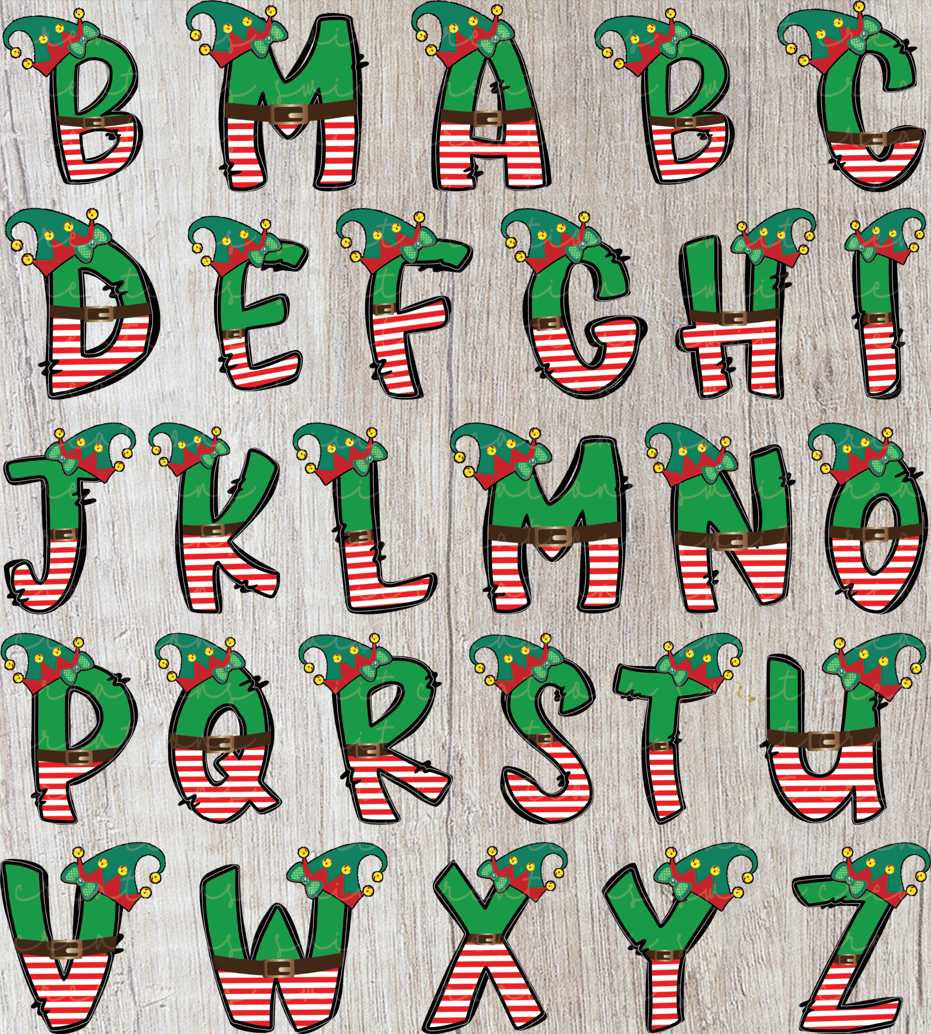 Elf Christmas Personalized Christmas Ornament CFO03 - Swiit Creations