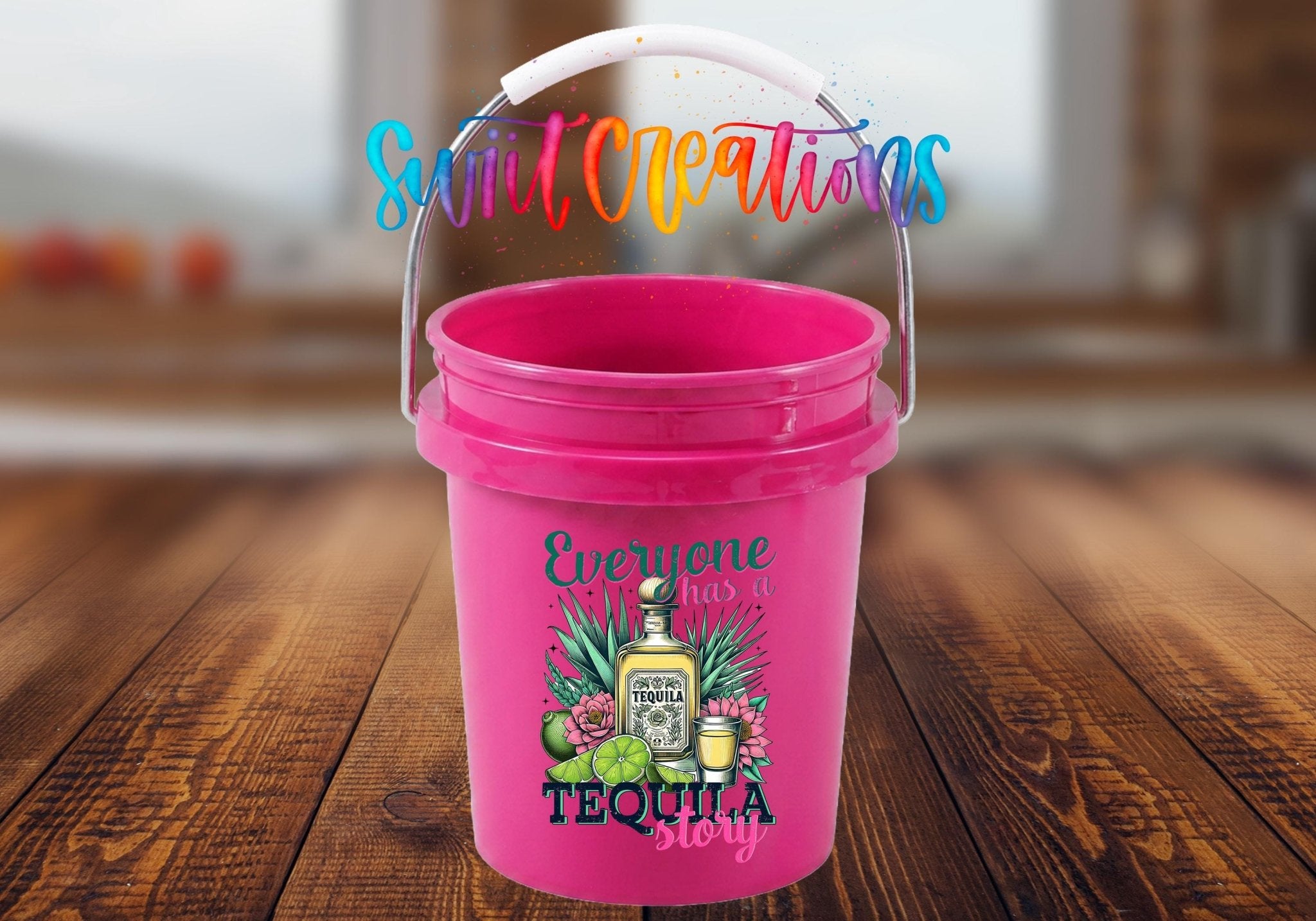 Everyone Has A Tequila Story Mini Bucket UV DTF Transfer | MB2020 - Swiit Creations
