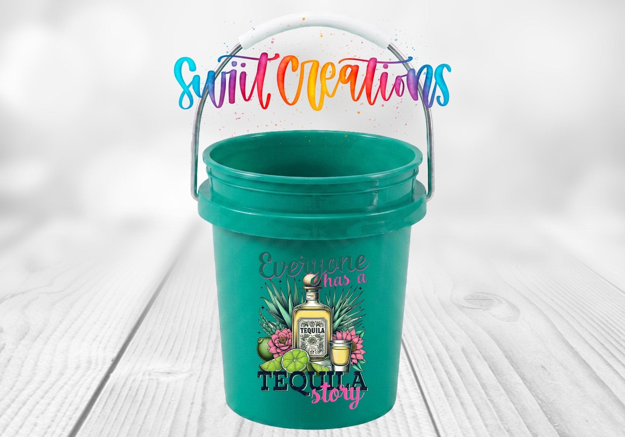 Everyone Has A Tequila Story Mini Bucket UV DTF Transfer | MB2020 - Swiit Creations