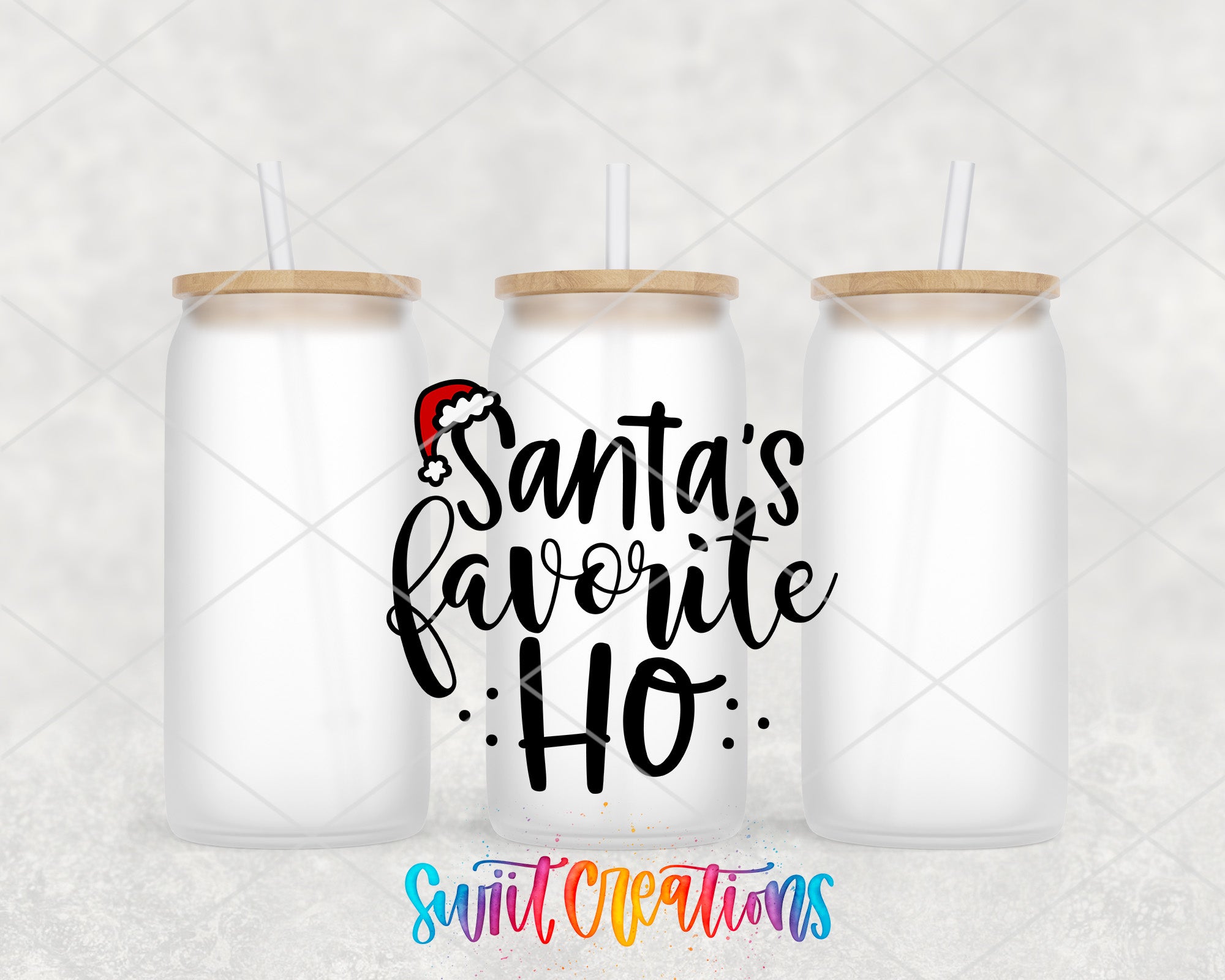 a couple of bottles with santa's favorite ho written on them