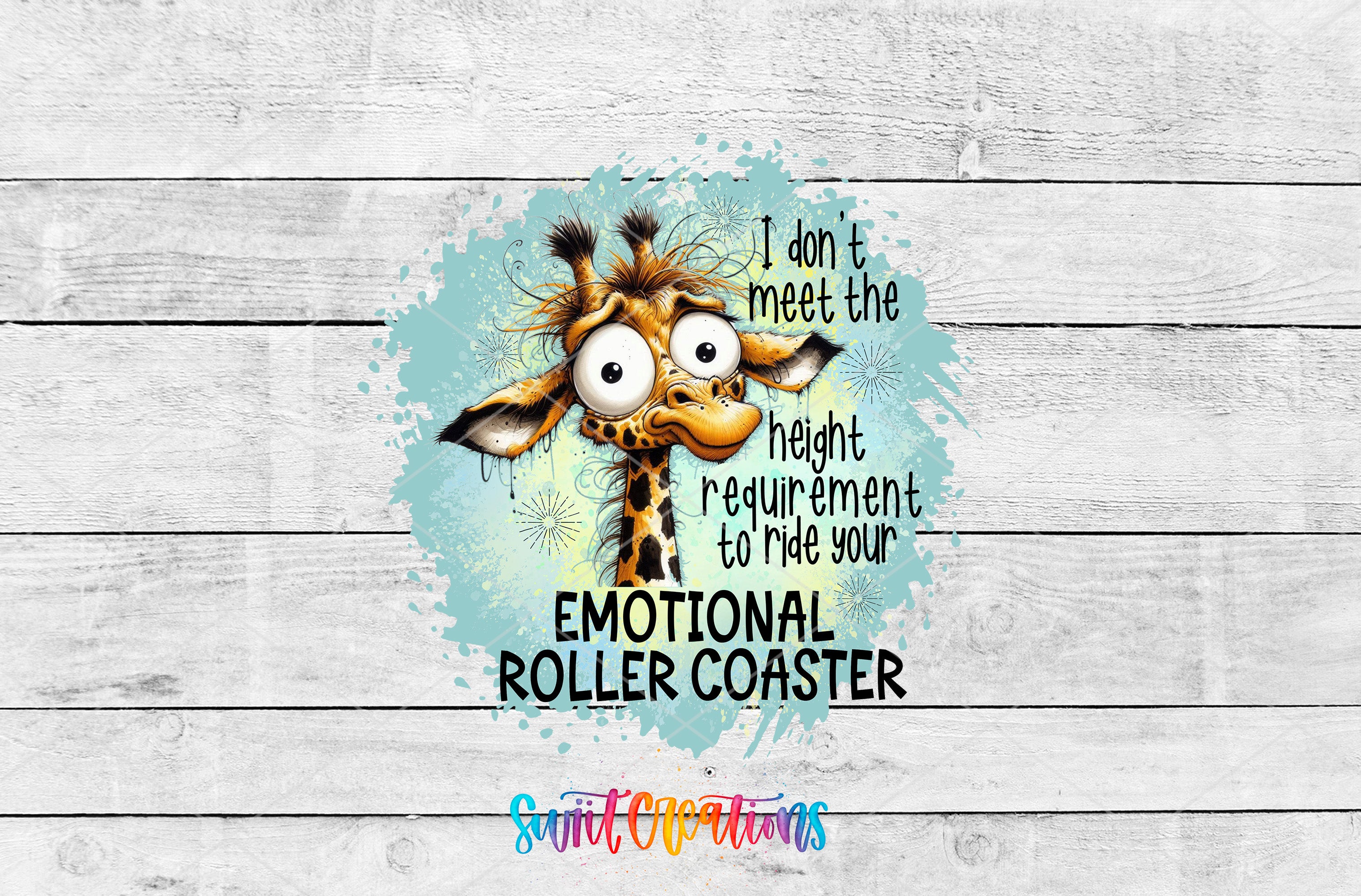 a picture of a giraffe with a quote on it