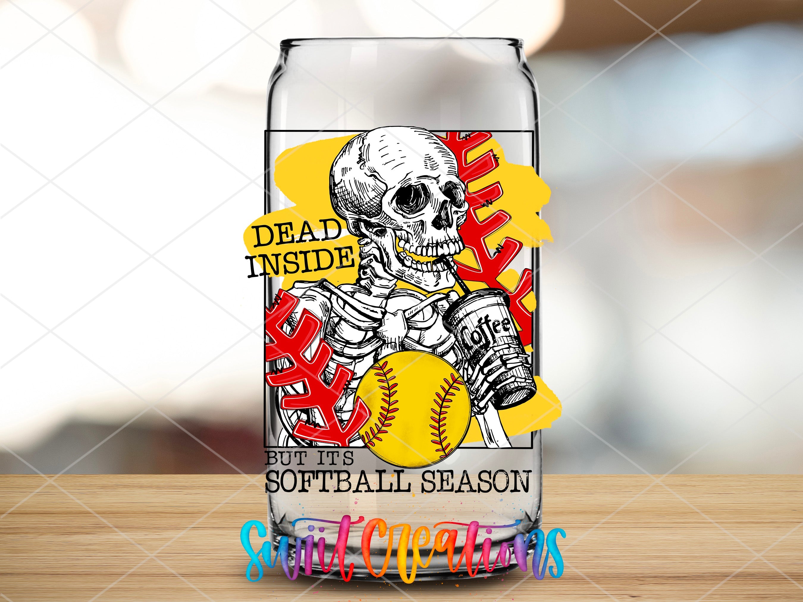 a bottle of beer with a skeleton holding a baseball