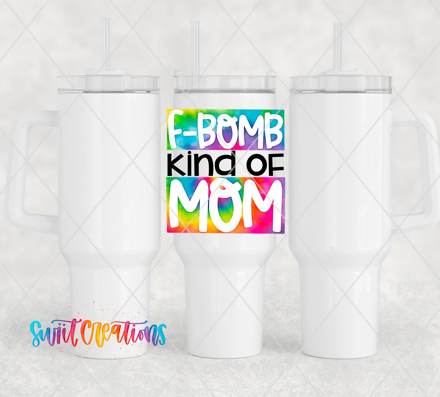 a couple of white coffee mugs sitting next to each other