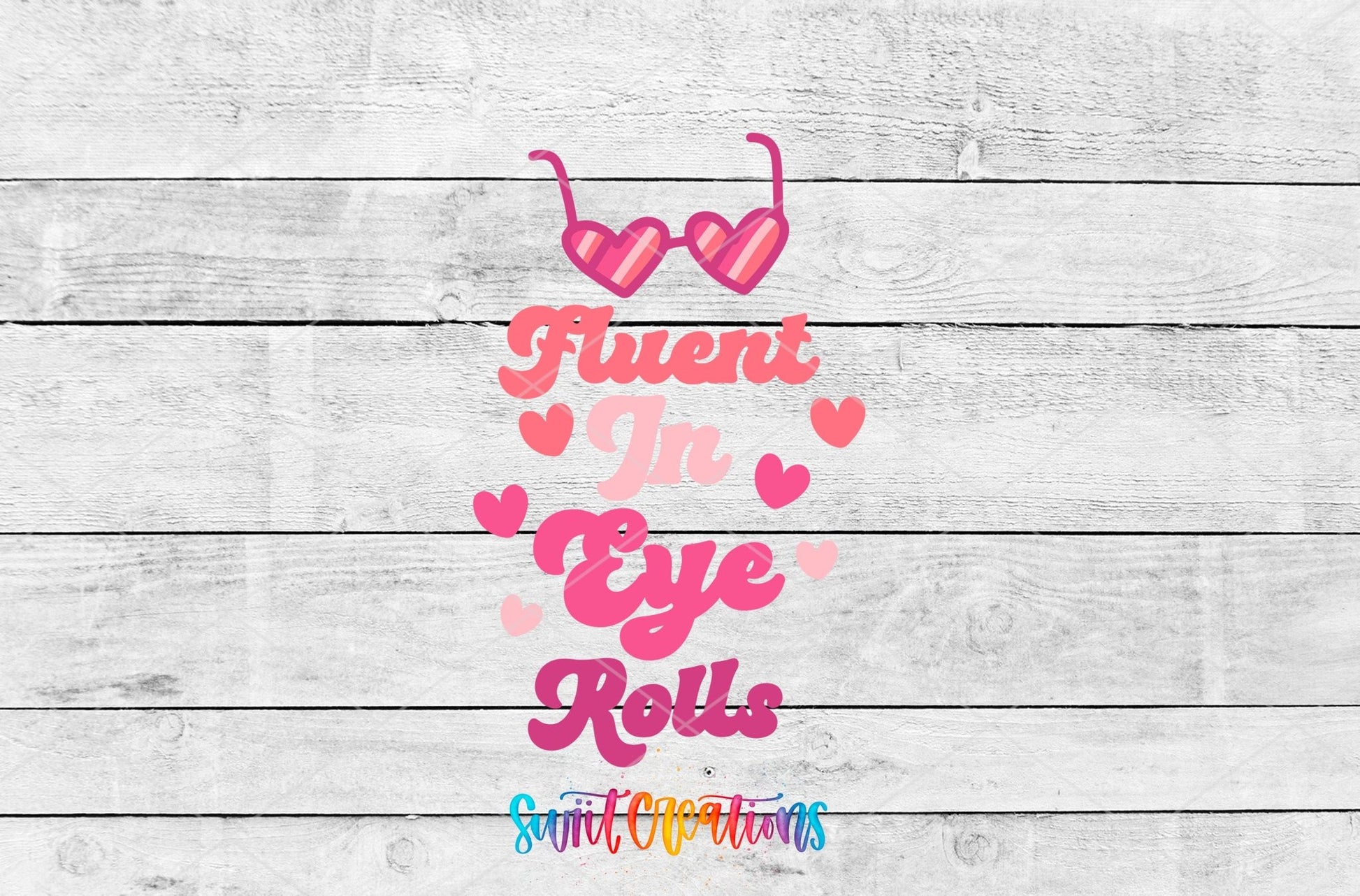 Fluent In Eye Rolls Motel Keychain UV DTF Transfer | Sarcastic Quote Decal | MK2113 - Swiit Creations