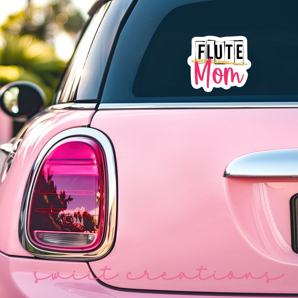 Flute Mom Sticker SS349 - Swiit Creations