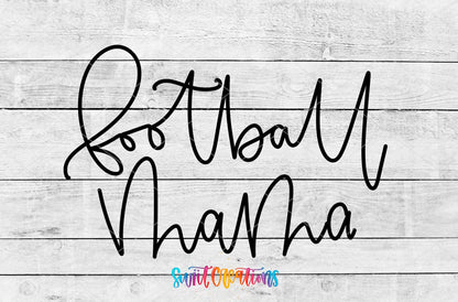 Football Mama UV DTF Decal | Sports Mom Tumbler Decal | UV870 - Swiit Creations