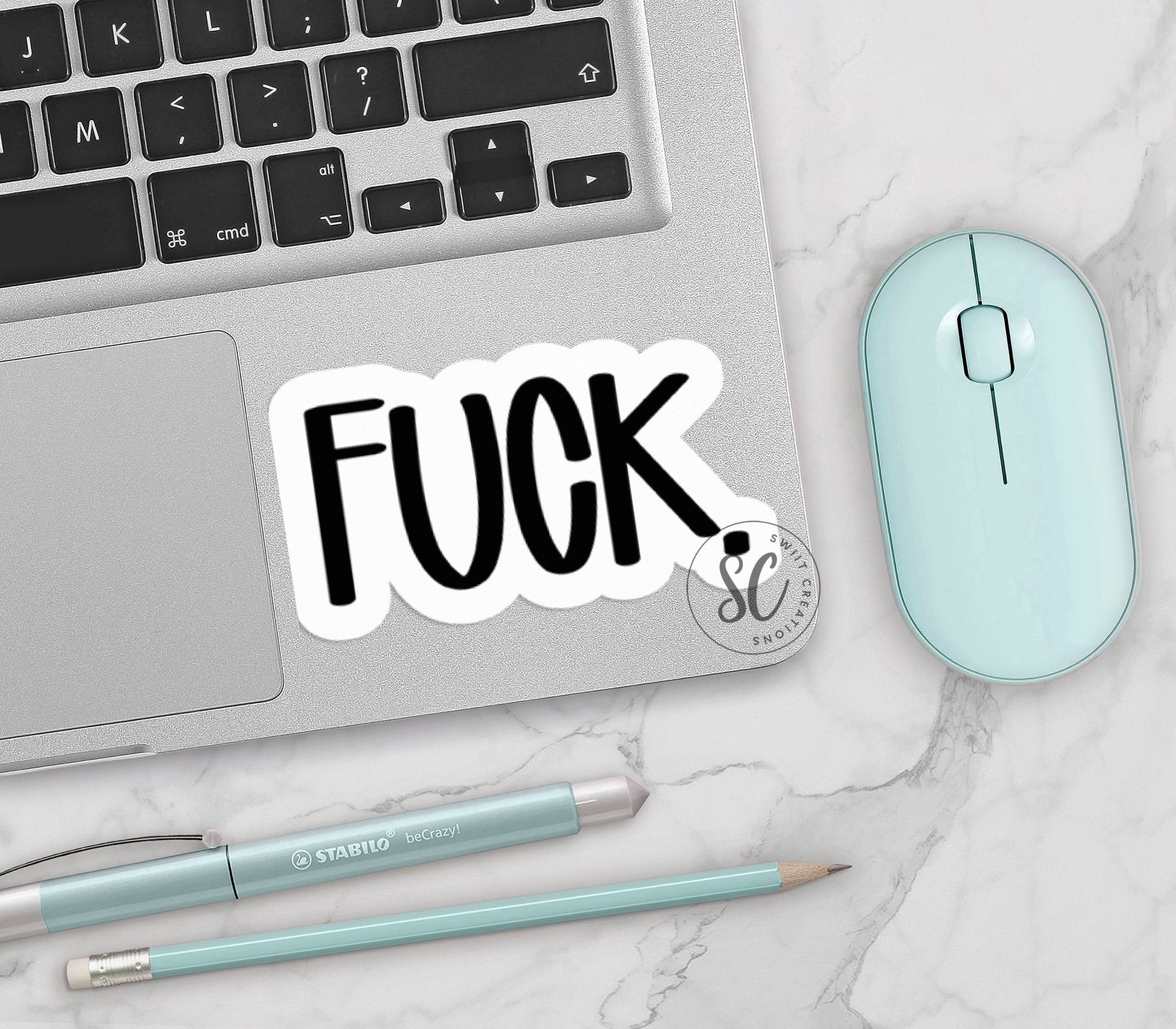 Fuck Sticker SS798 - Swiit Creations