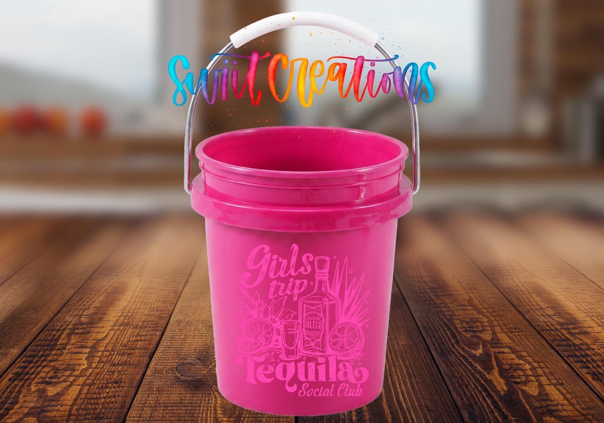 Girls Trip Tequila Social Club Mini Bucket UV DTF Transfer | MB1556 - Swiit Creations