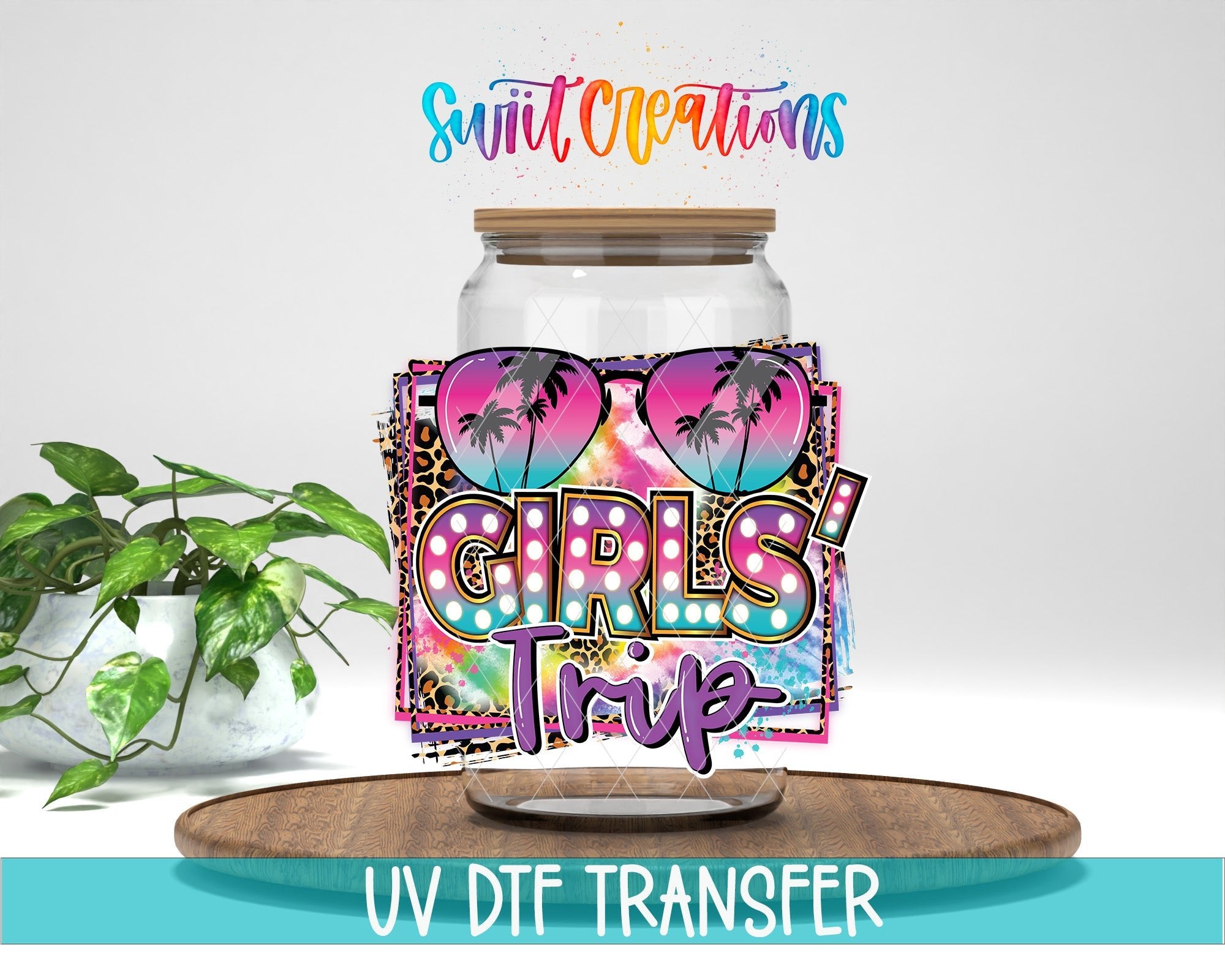 Girls Trip UV DTF Cup Decal | UV883 - Swiit Creations