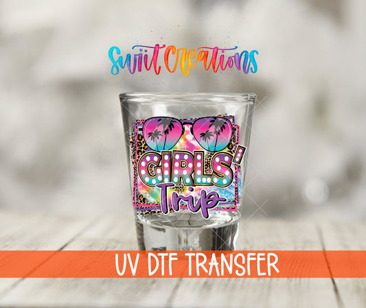 Girls Trip UV DTF Shot Glass Transfer | SG883 - Swiit Creations