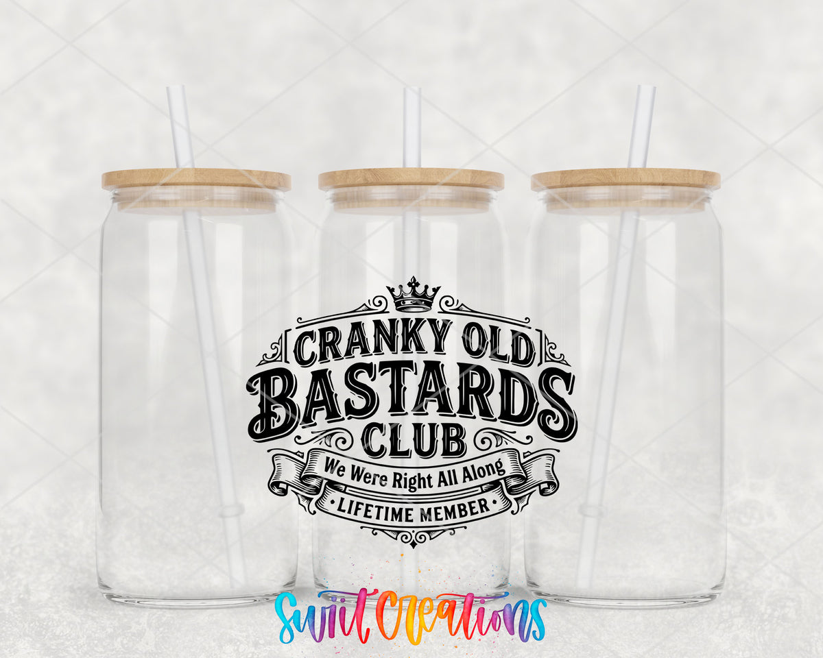 Bastard clear glass tumbler group mockup with bamboo lids and straws