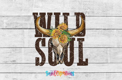 Wild Soul artwork detail for the finished 16 oz tumbler