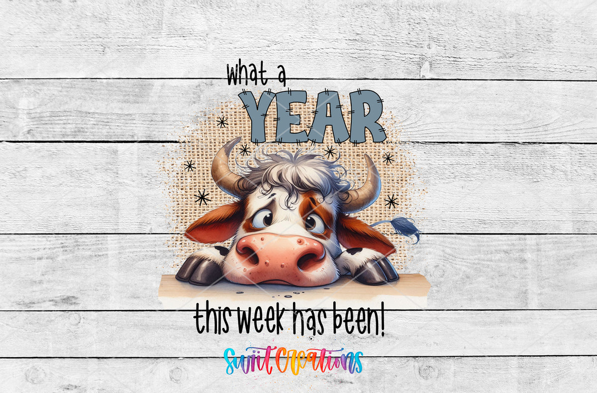 What a Year This Week Has Been artwork detail for the finished 16 oz tumbler