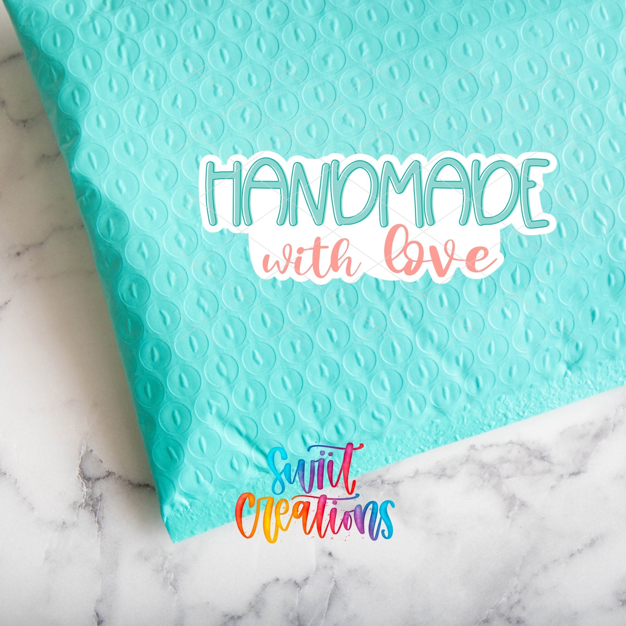 Handmade With Love Sticker | SB64 - Swiit Creations