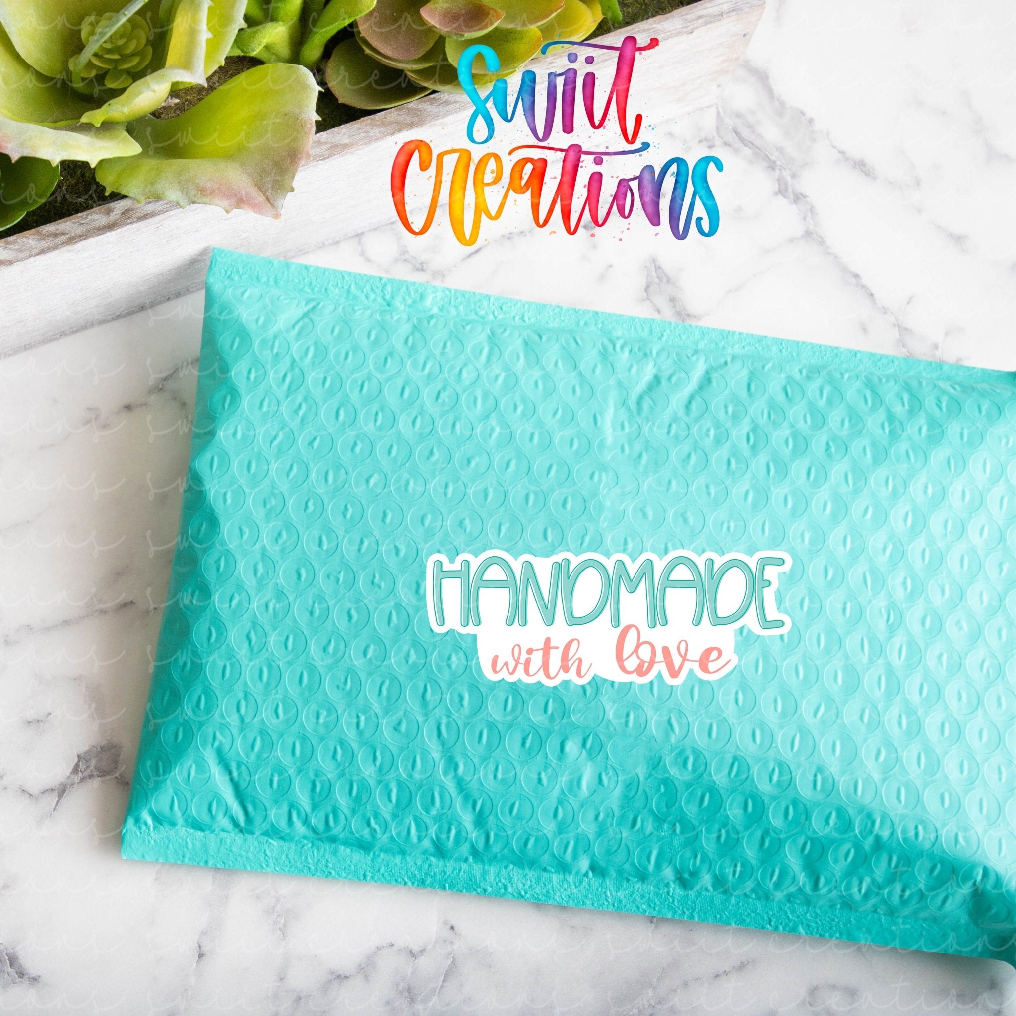 Handmade With Love Sticker | SB64 - Swiit Creations