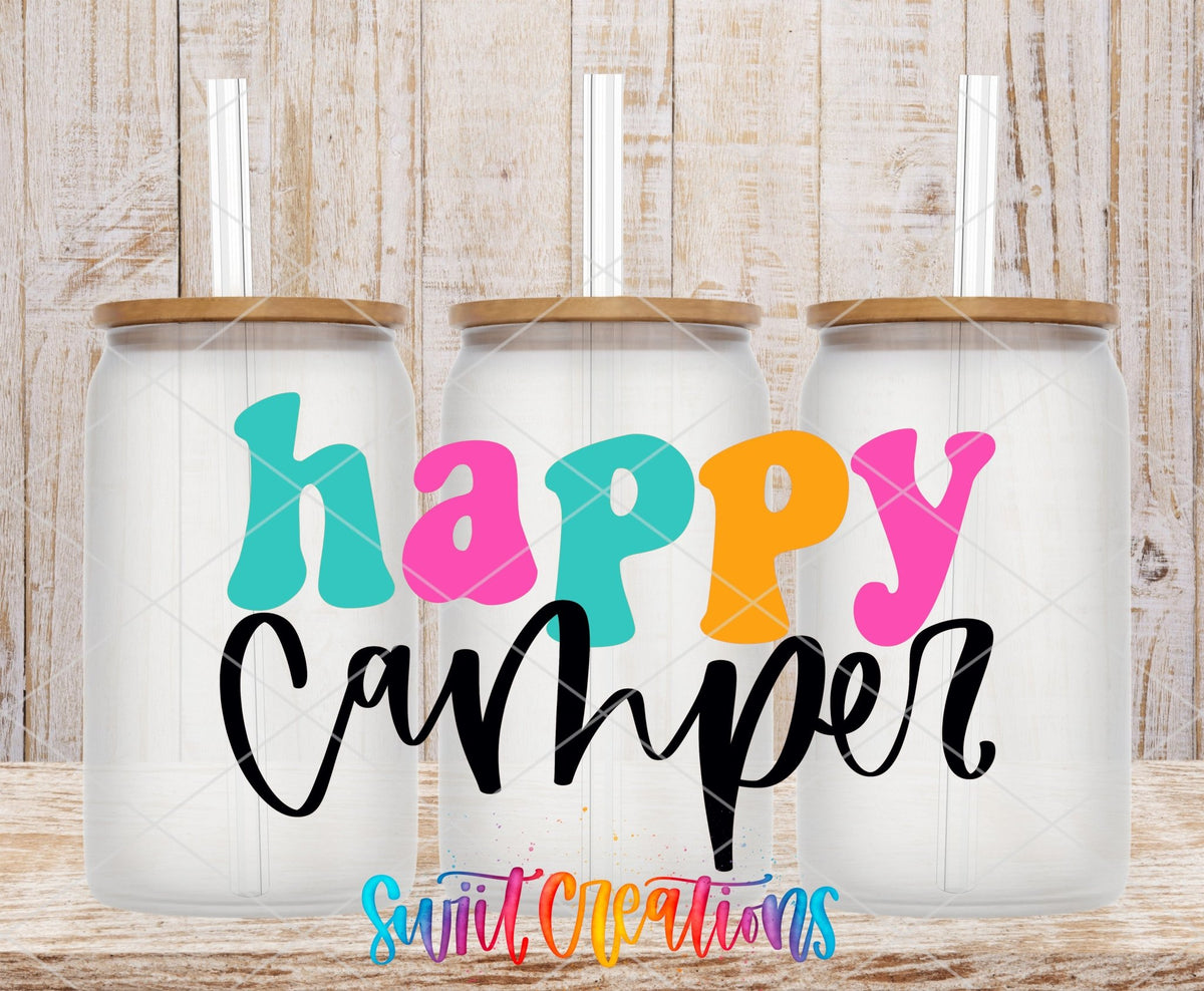 Happy Camper UV DTF Decal | UV1128 - Swiit Creations