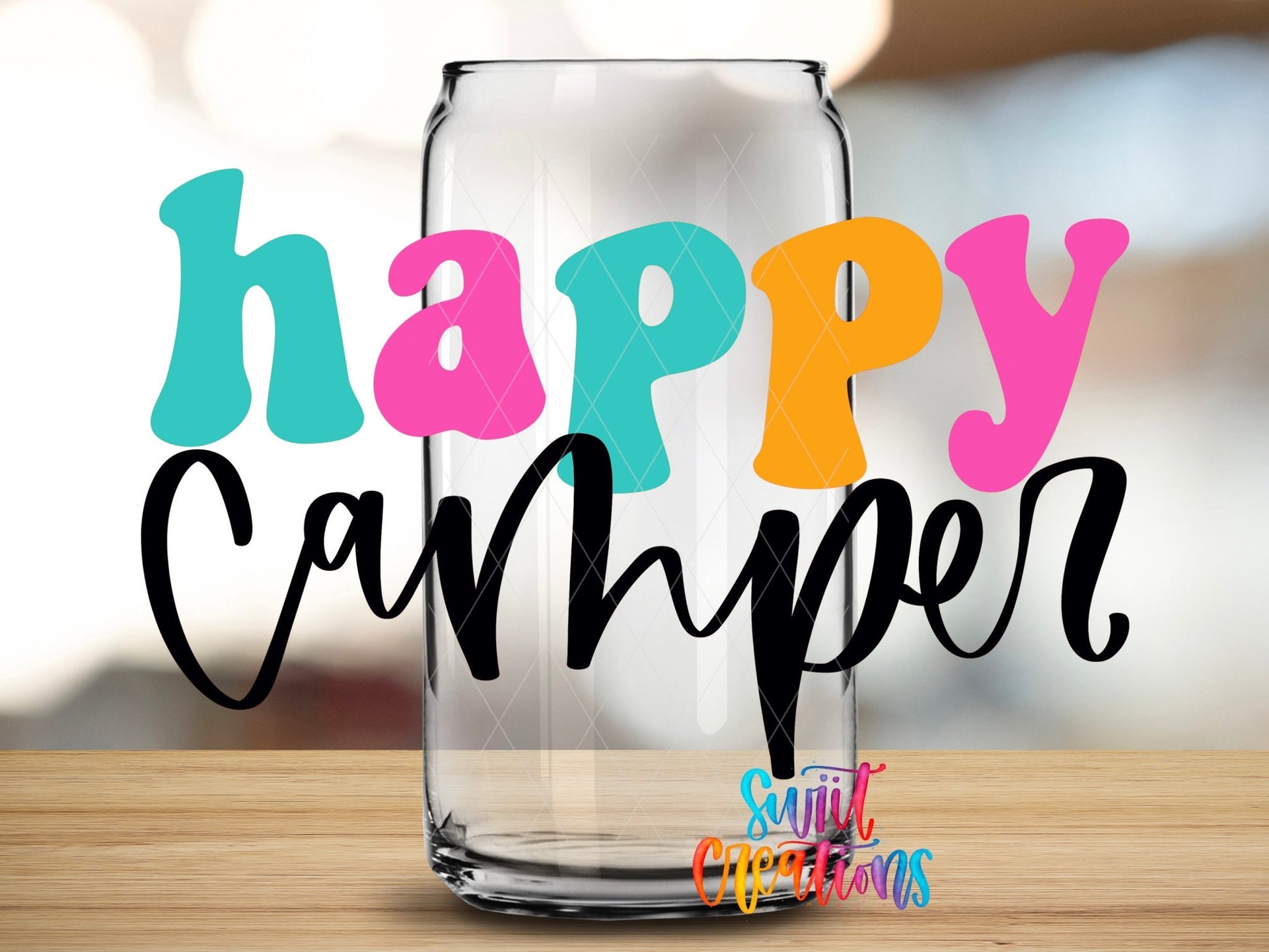 Happy Camper UV DTF Decal | UV1128 - Swiit Creations