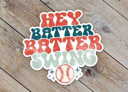 Hey Batter Batter Sticker SS265 - Swiit Creations