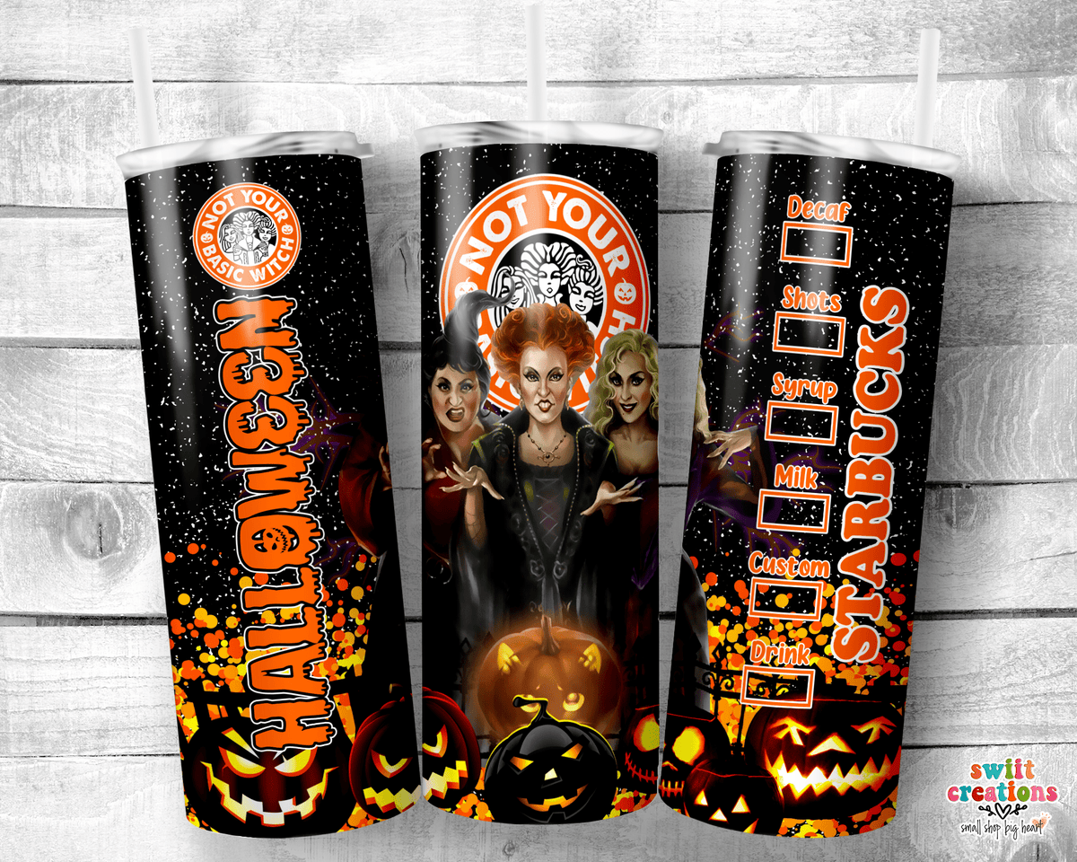 HP SBUX Halloween Tumbler (T369) - Swiit Creations