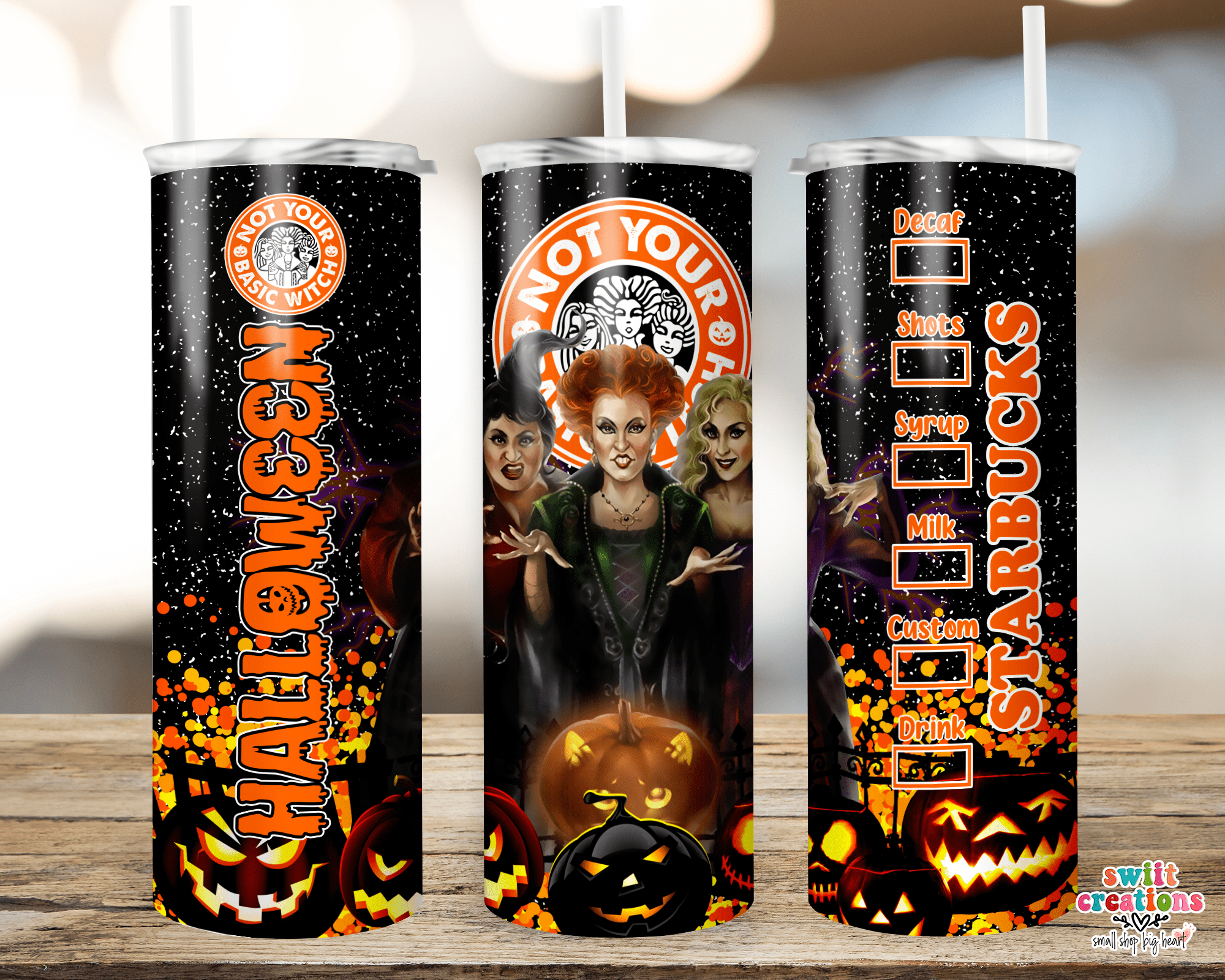 HP SBUX Halloween Tumbler (T369) - Swiit Creations