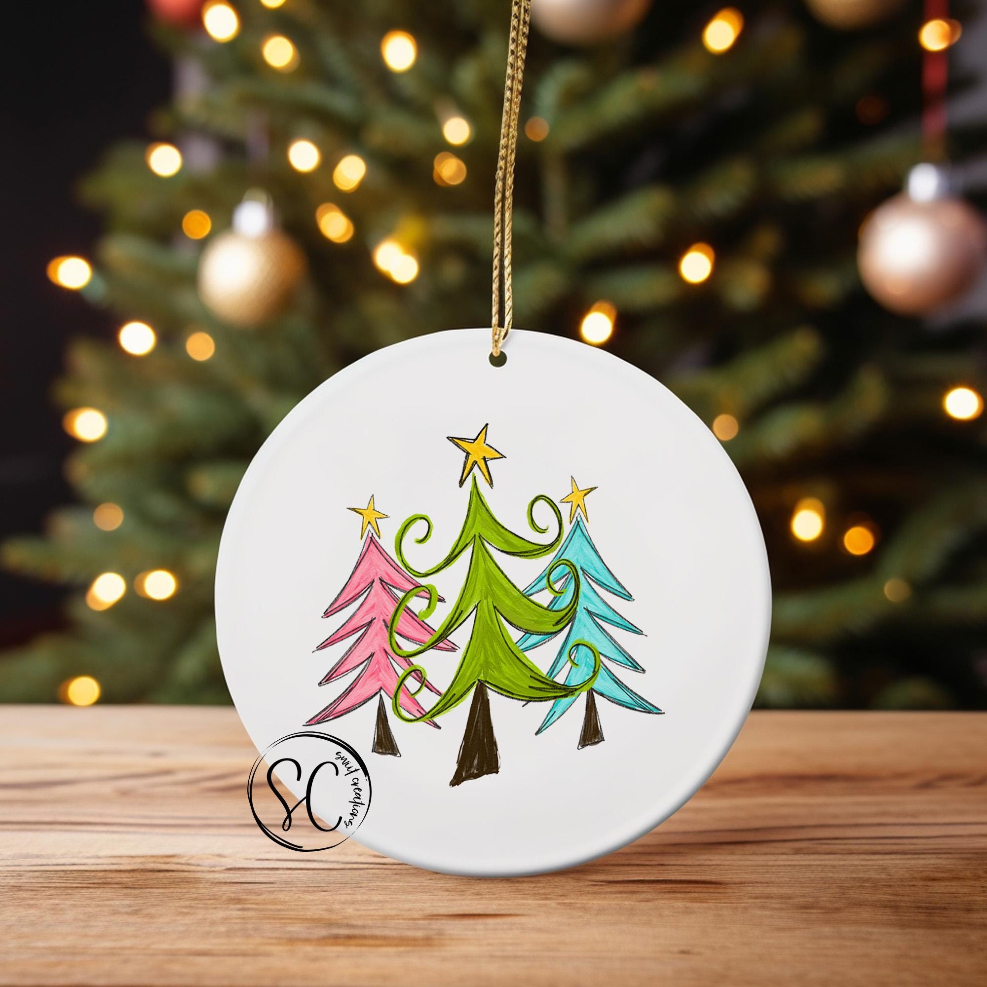 Christmas UV DTF Ornament Transfer O-1158UV