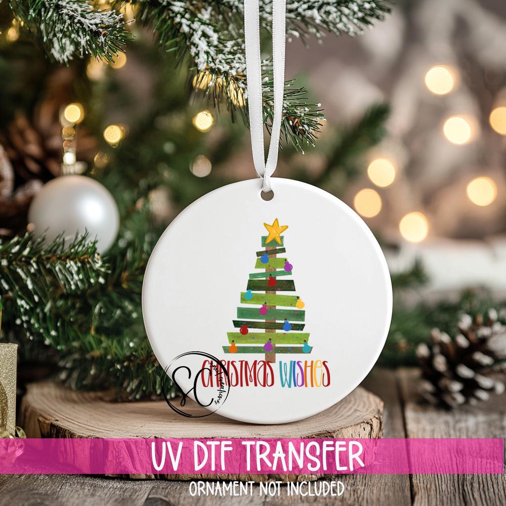 Christmas UV DTF Ornament Transfer O-1159UV