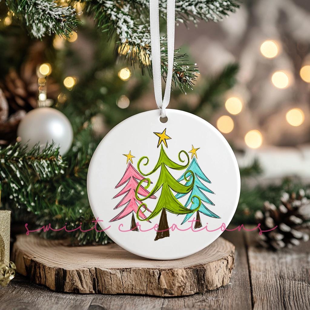 Christmas UV DTF Ornament Transfer O-1158UV
